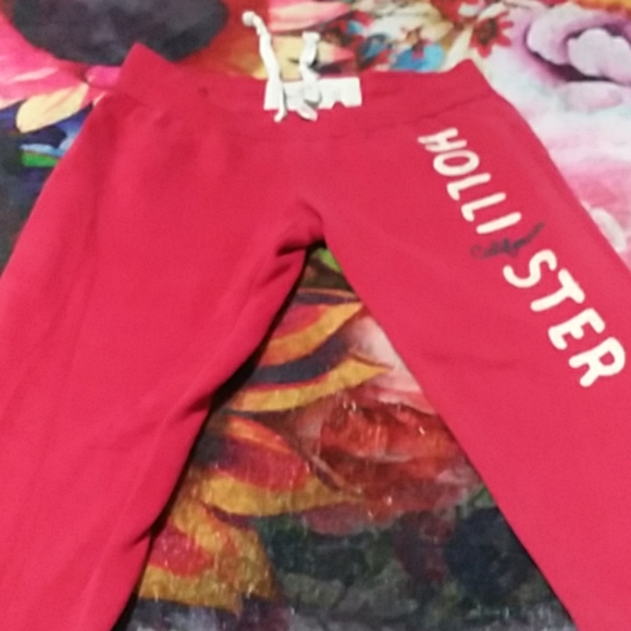Hollister Pants - Hollister Red Sweatpants